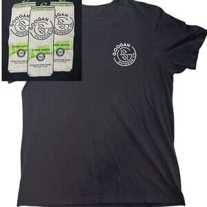 Googan Outdoor Co T-Shirt Men Size L Sparkling Pond Water Fishing Squad Punny